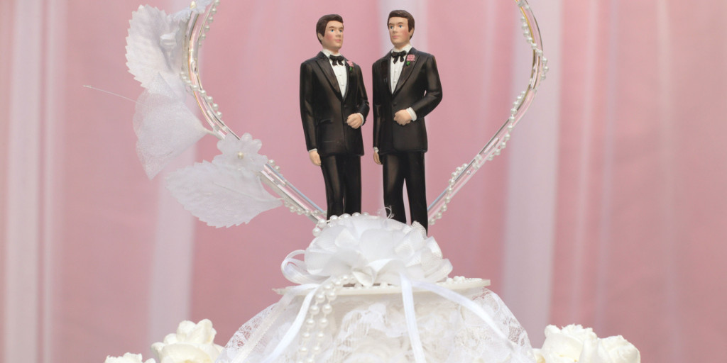 Gay wedding cake