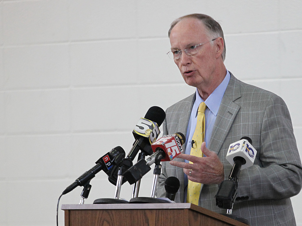 Gov Robert Bentley speaking