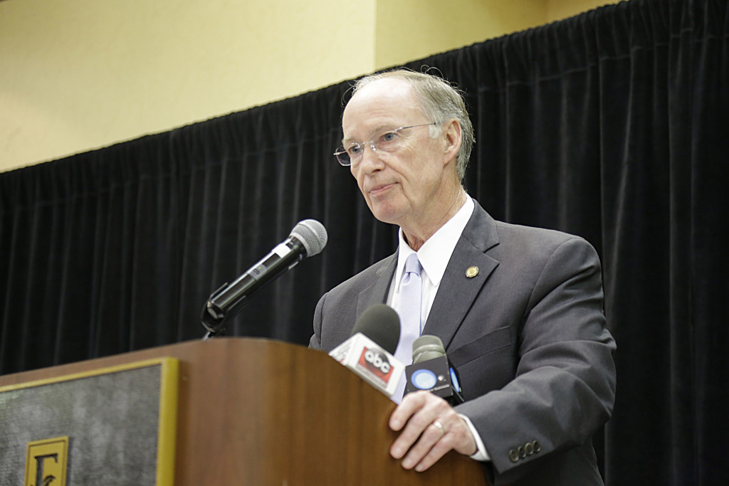 Gov Robert Bentley speaking