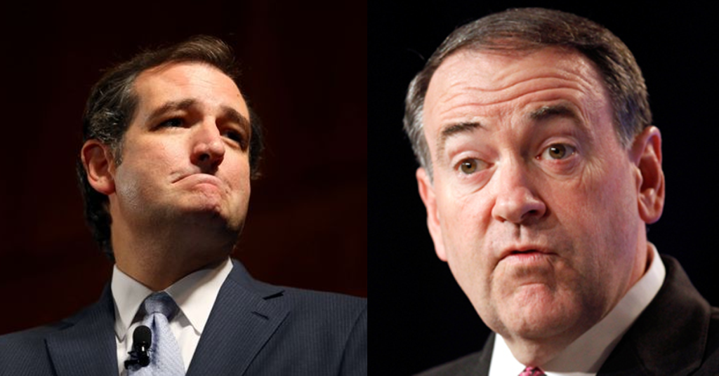 Mike Huckabee Ted Cruz