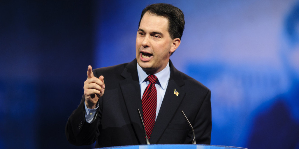 Scott Walker attends 40th Annual CPAC