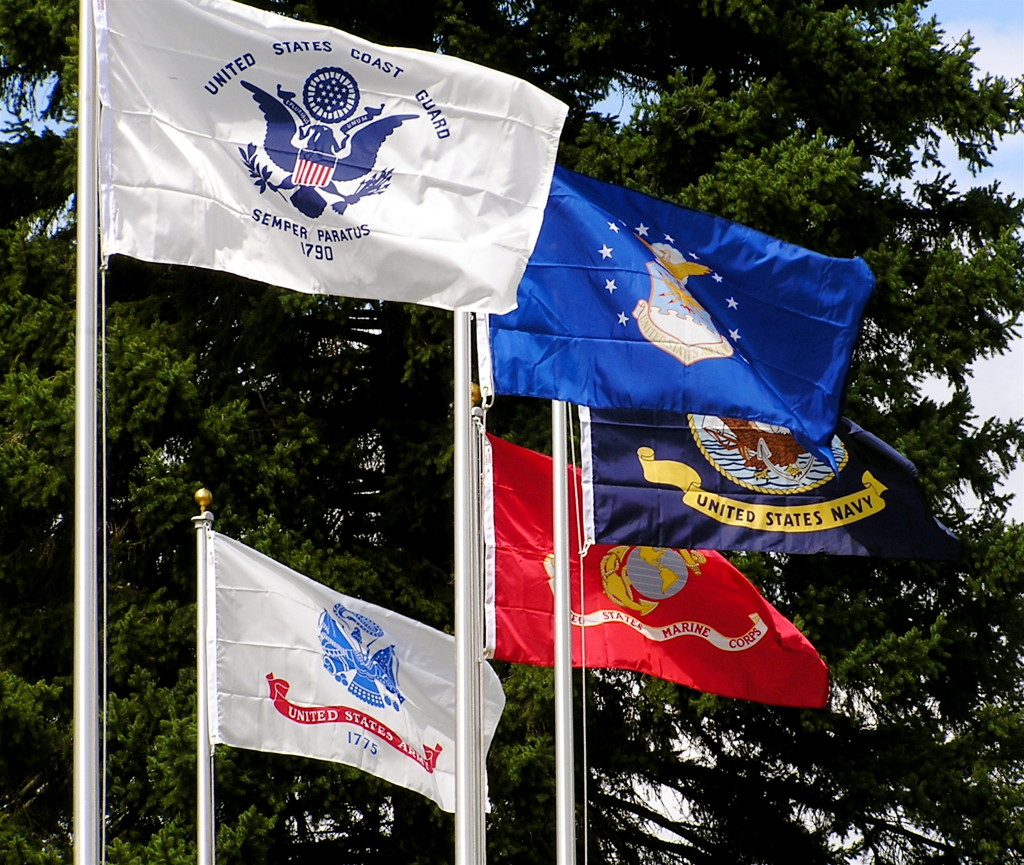 military flags