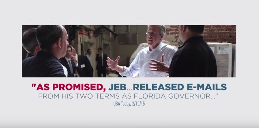 jeb bush transparency ad