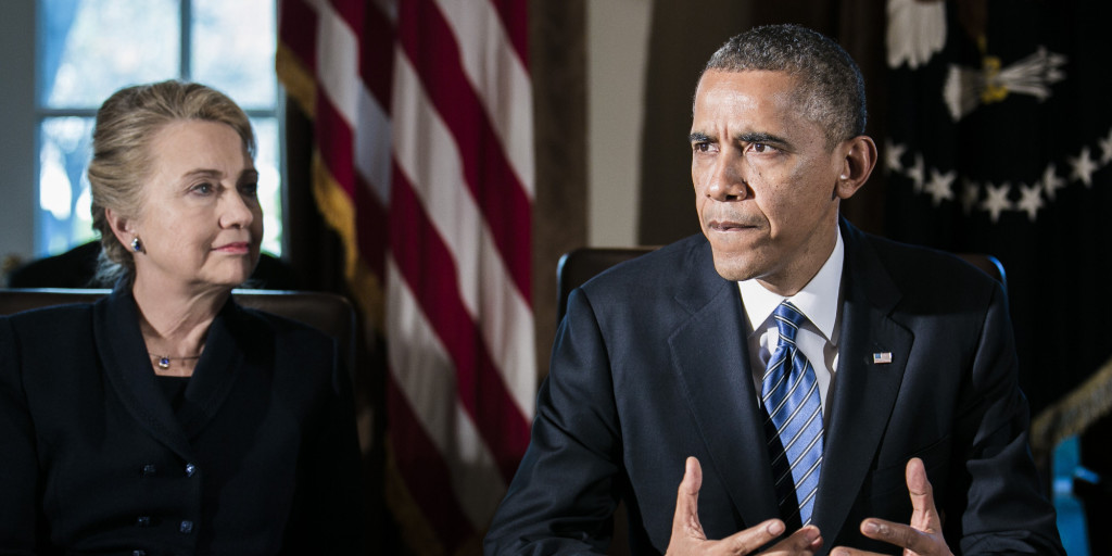 Obama Holds Cabinet Meeting with Hillary Clinton