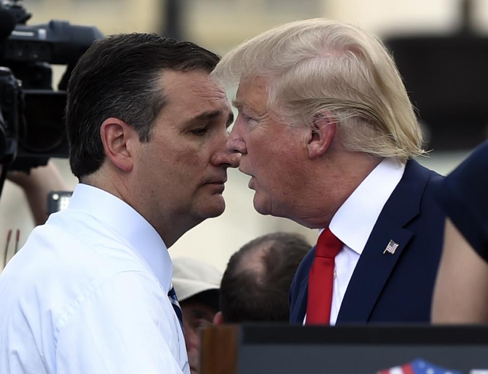 Donald Trump, Ted Cruz