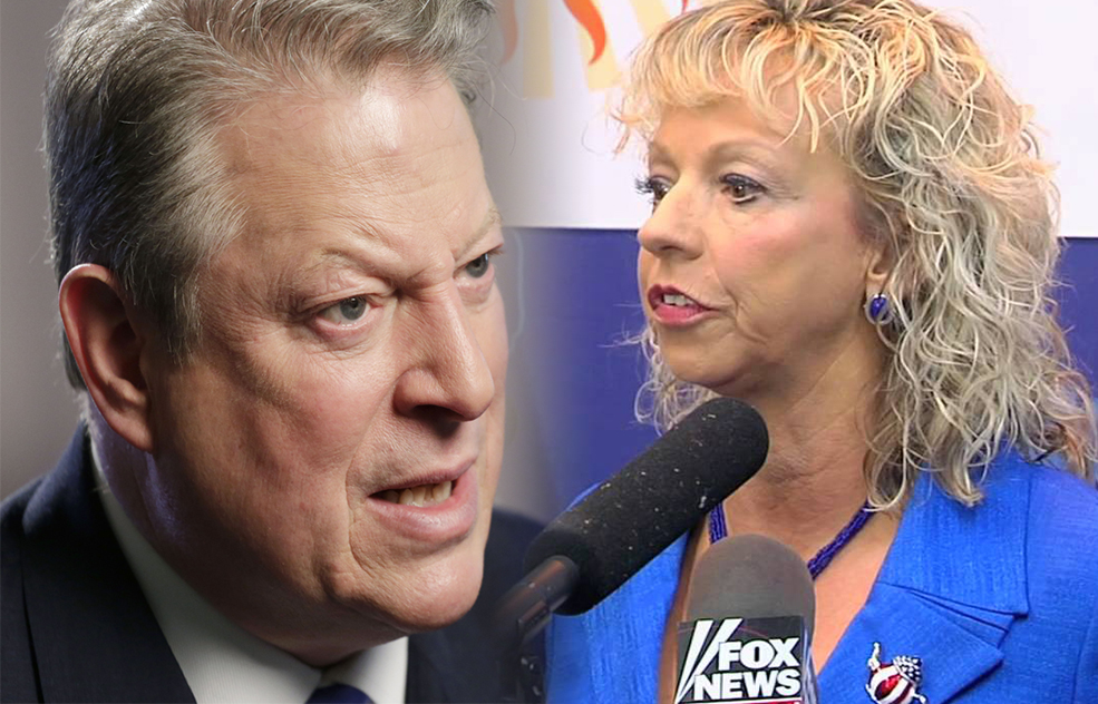 Al Gore and Debbie Dooley