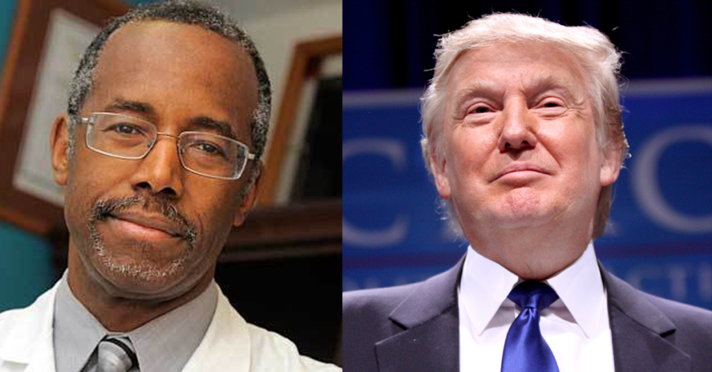 Ben Carson and Donald Trump