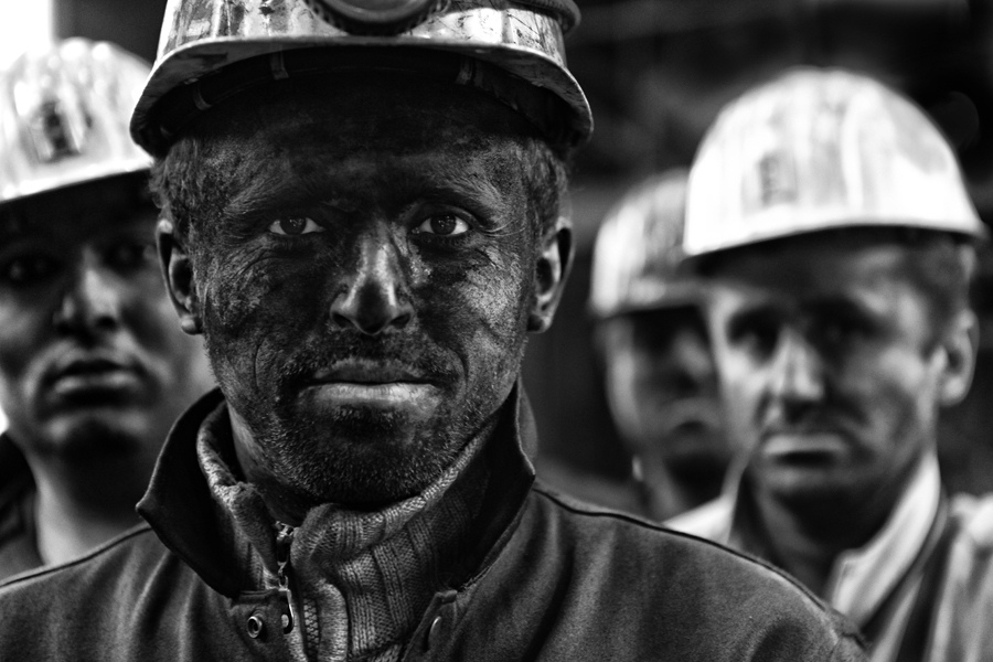 Coal mine workers