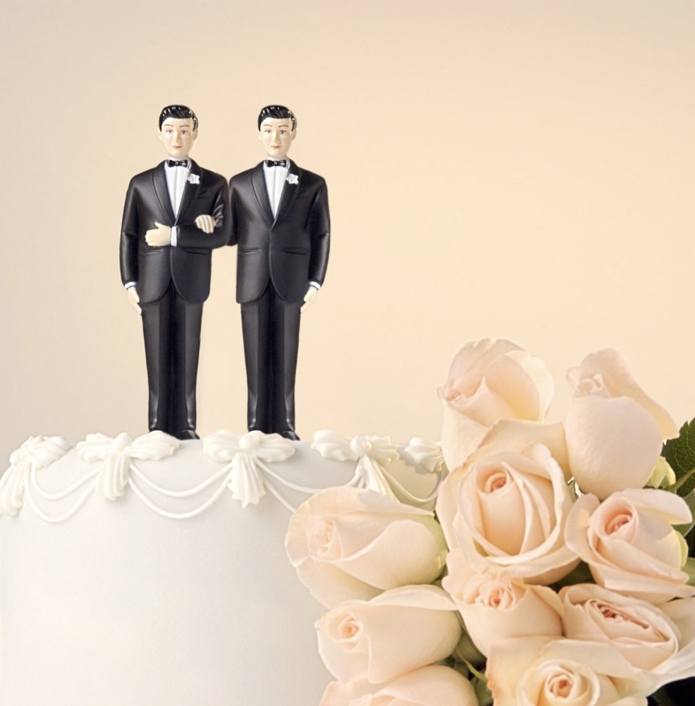 Grooms same-sex marriage wedding cake gay marriage