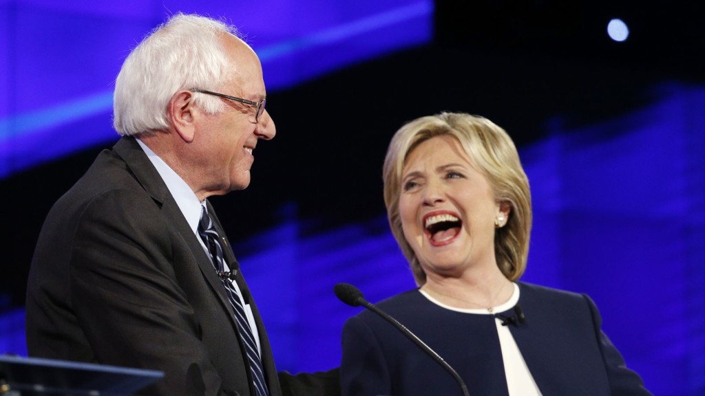 democratic debate Bernie Sanders and Hillary Clinton