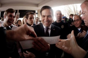 On morning shows, Marco Rubio projects optimism