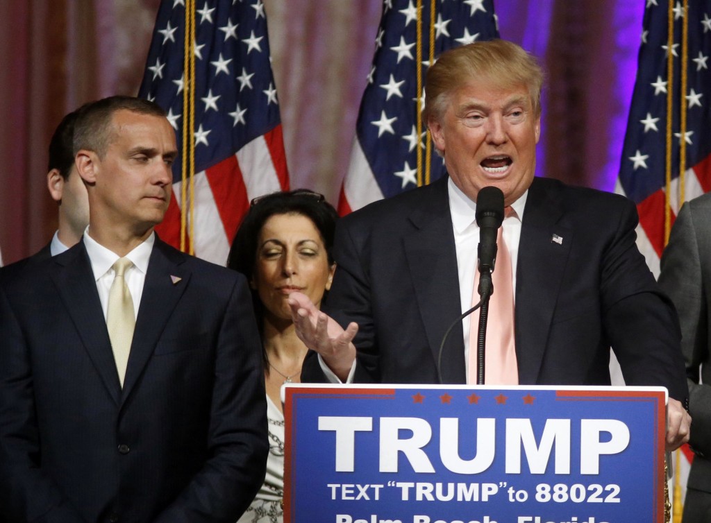 Corey Lewandowski and Trump