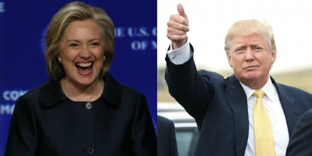 Hillary Clinton and Donald Trump