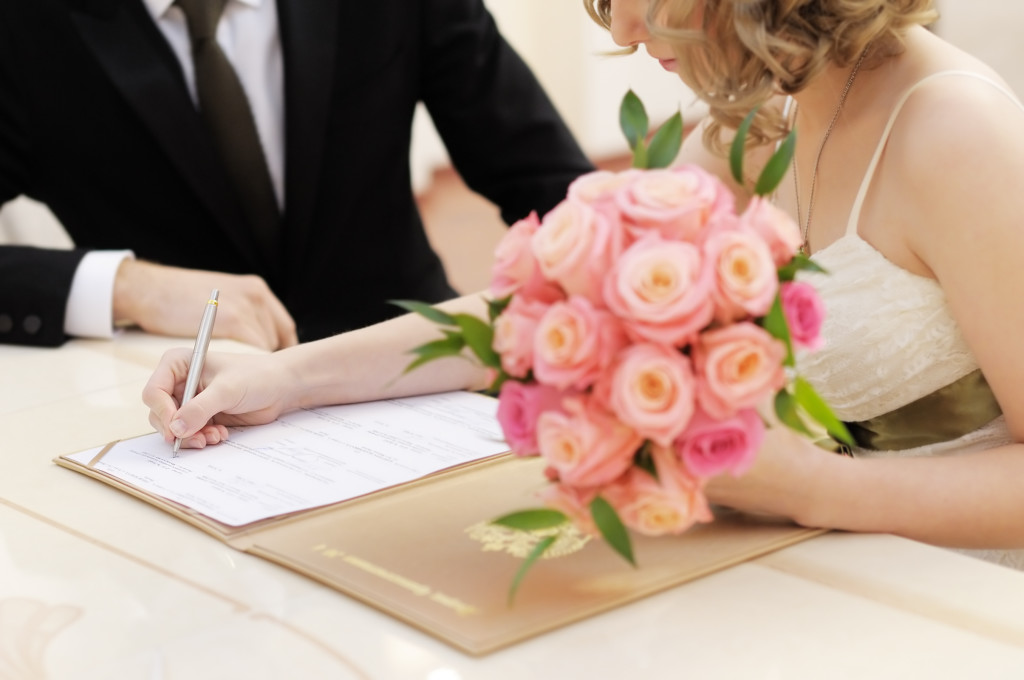 wedding marriage license