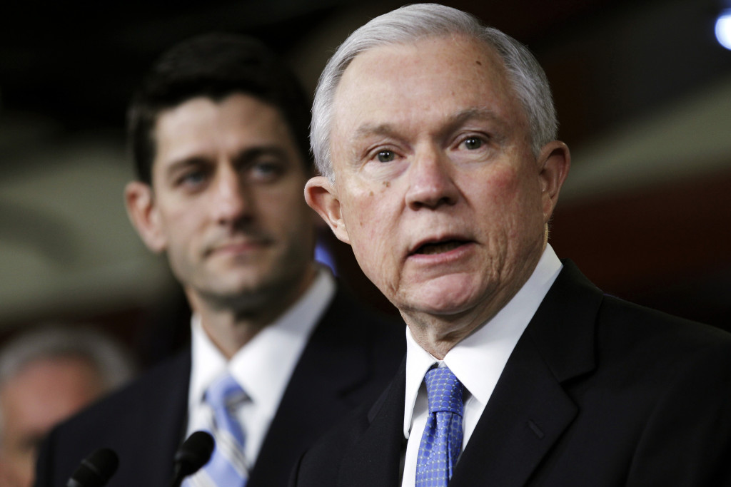Jeff Sessions and Paul Ryan