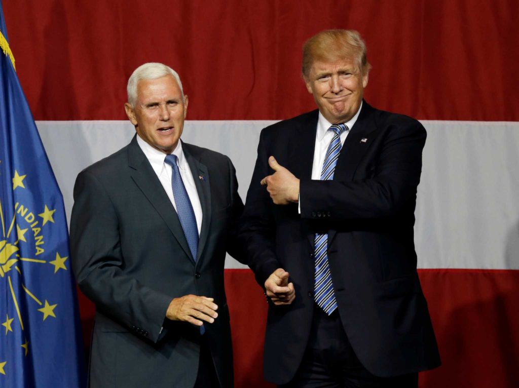 Donald Trump and Mike Pence