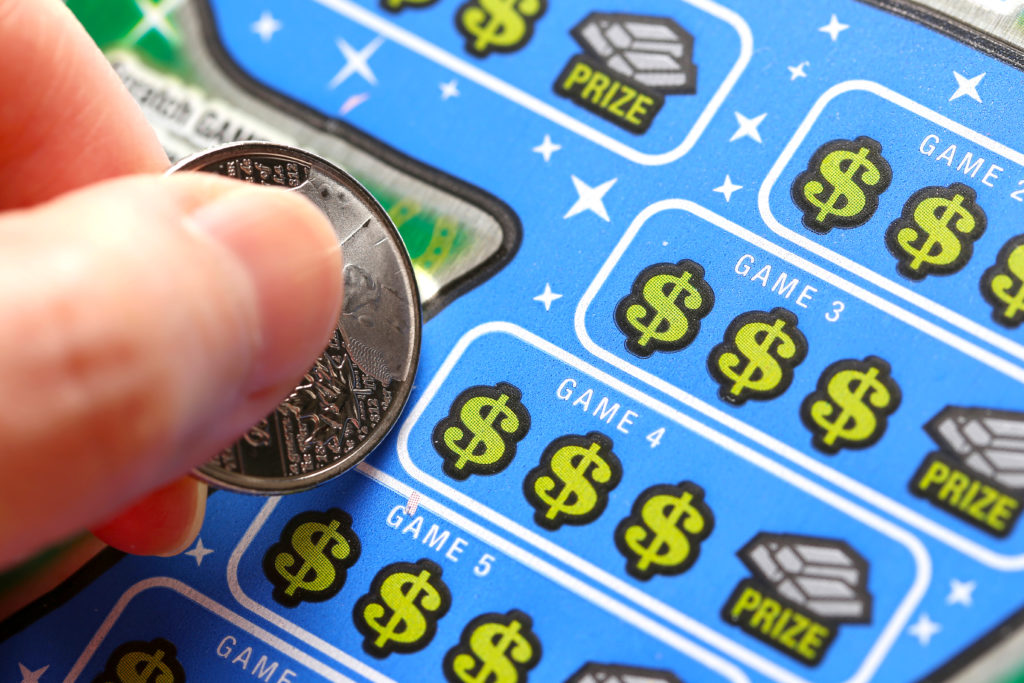 lottery scratch ticket