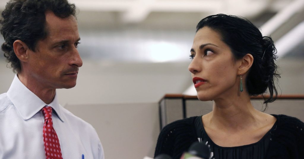 Huma Abedin and Anthony Weiner