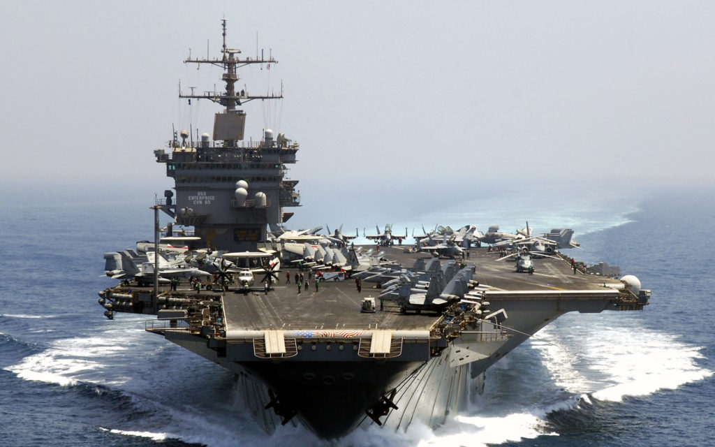 United-States-Navy-Uss-Enterprise-Cvn-65-Aircraft-Carrier-Military