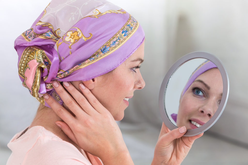 woman in headscarf