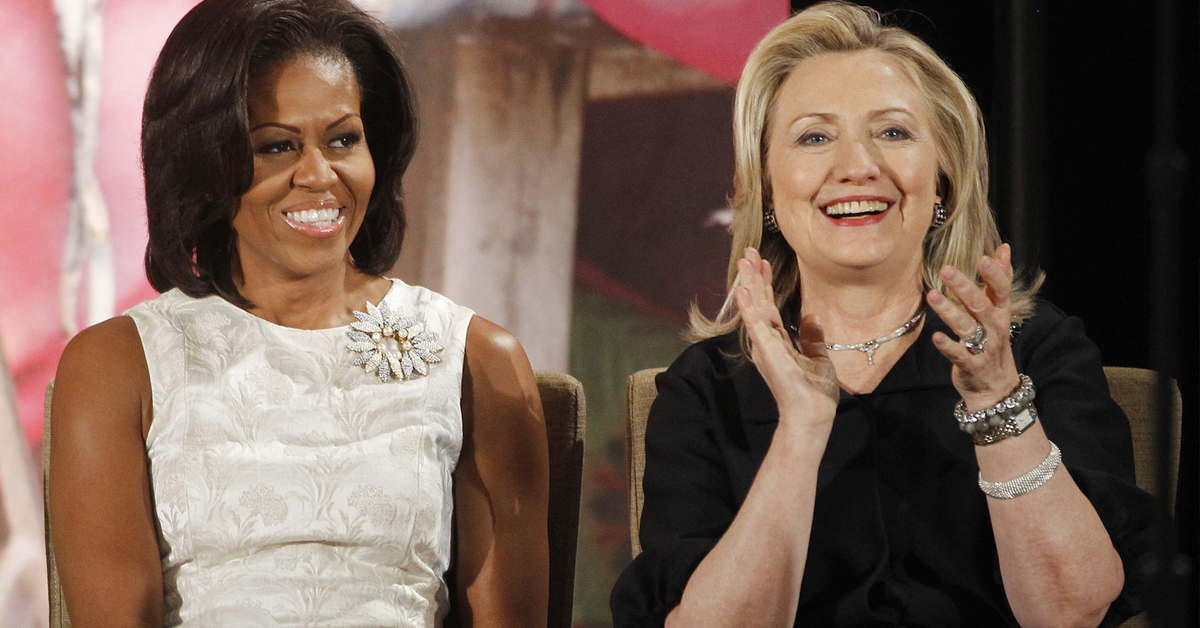 Clinton And Obama: First Ladies Form Political Odd Couple