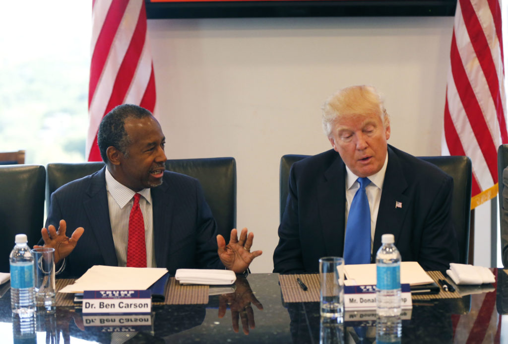 Ben Carson and Donald Trump