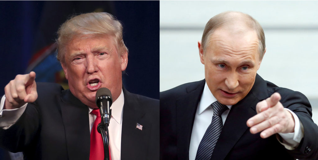 Donald Trump and Vladamir Putin