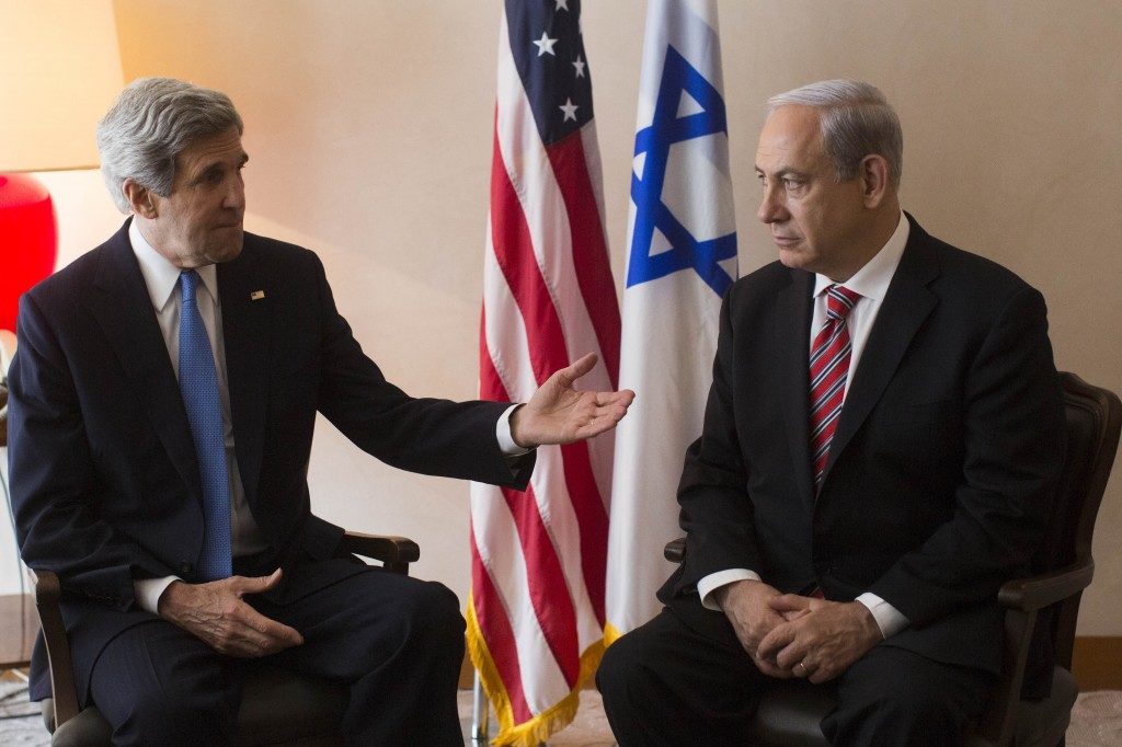 John Kerry and Netanyahu