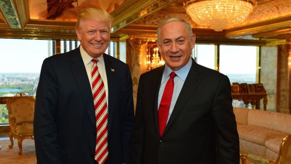 Netanyahu and Donald Trump