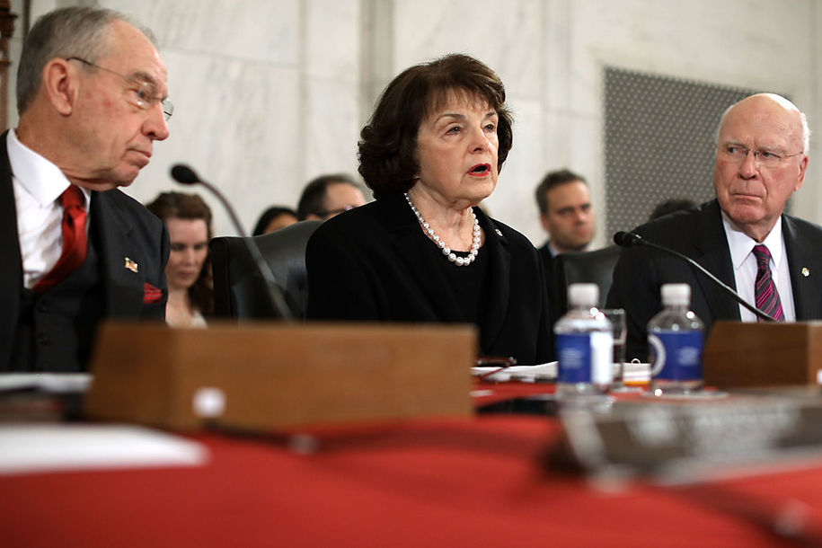 Chuck Grassley, Dianne Feinstein, and Patrick Leahy