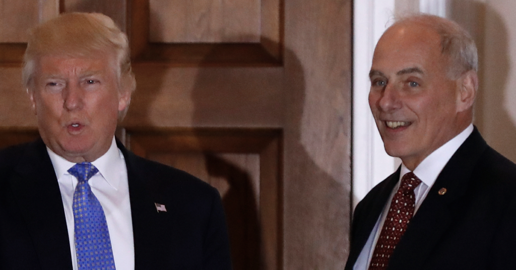 Donald Trump and John Kelly