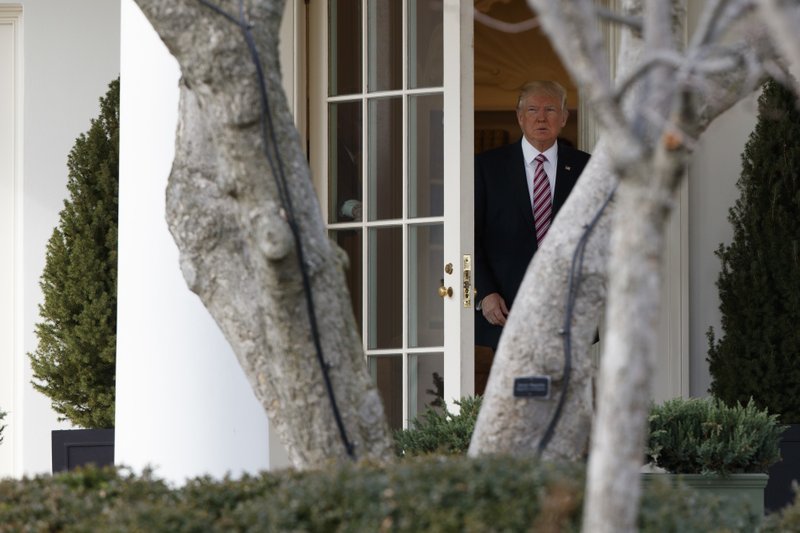 Donald Trump at White House