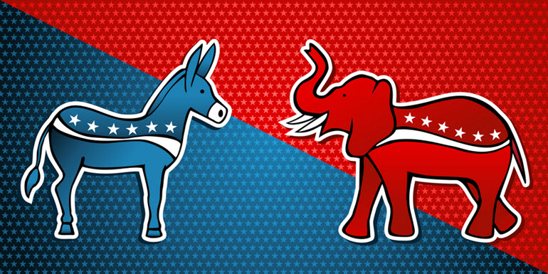 Red State Elephant Blue State Donkey