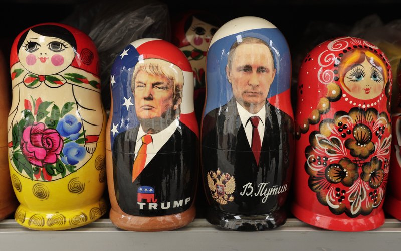 Donald Trump and Vladimir Putin