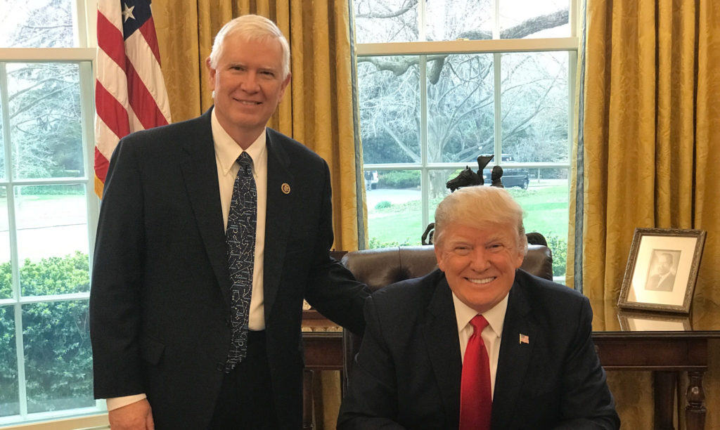 Mo Brooks and Donald Trump