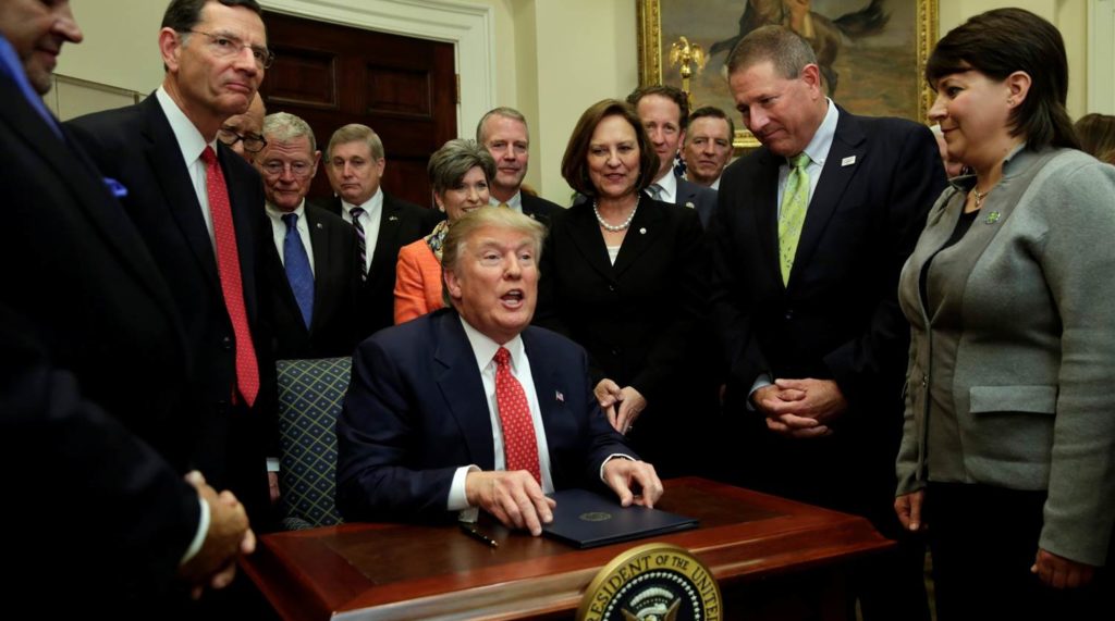 Trump signs WOTUS