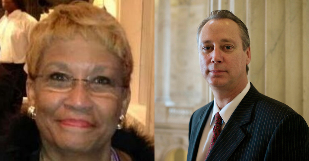 Eileen Jones and Steve Pelham