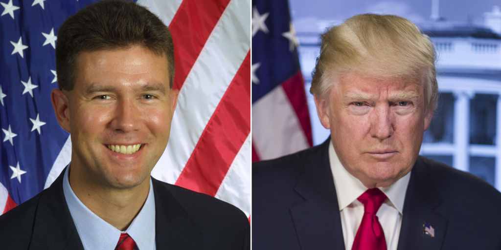 John Merrill and Donald Trump