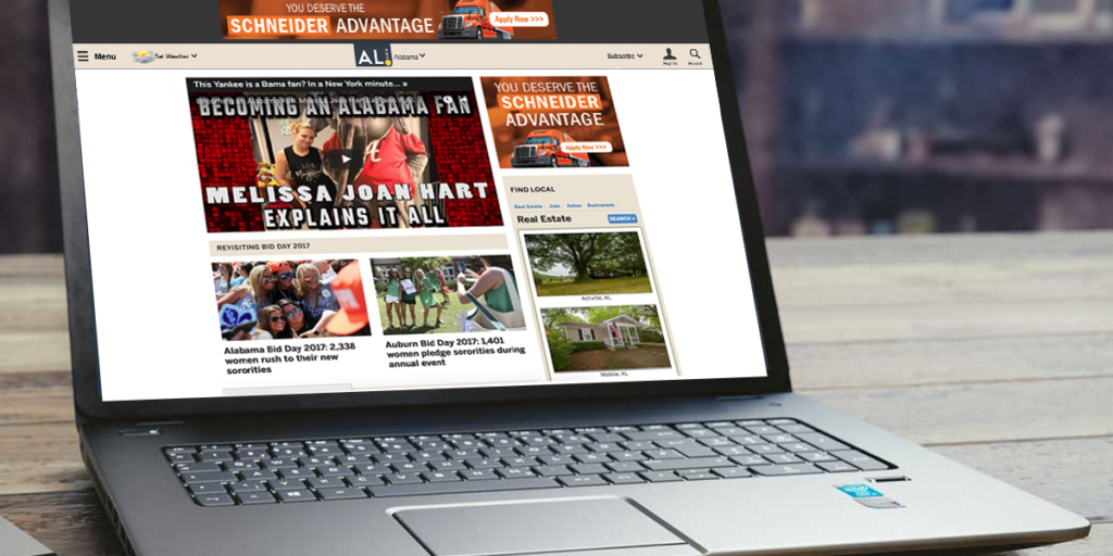 AL dot com on Bham election night