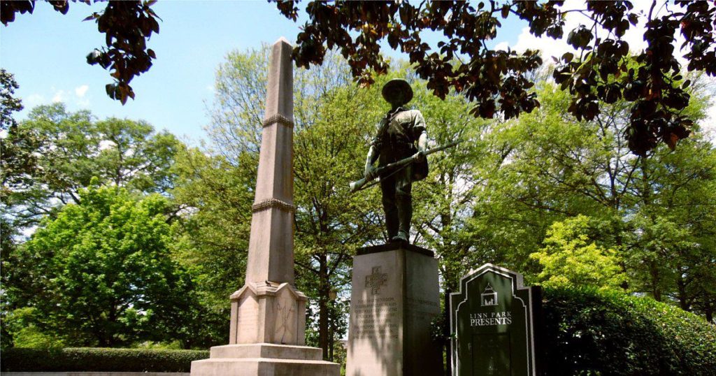 Confederate Memorial in Linn Park