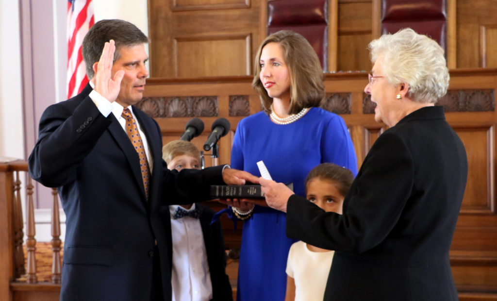 Hal Taylor Takes Oath of Office