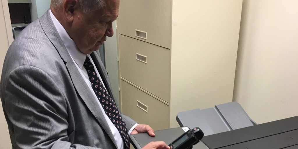 Jim Zeigler trains field audit