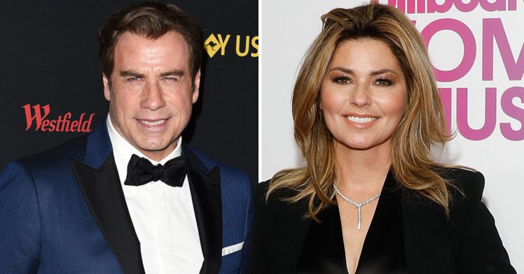 John Travolta and Shania Twain