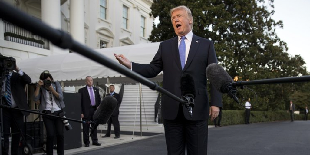 Donald Trump speaking