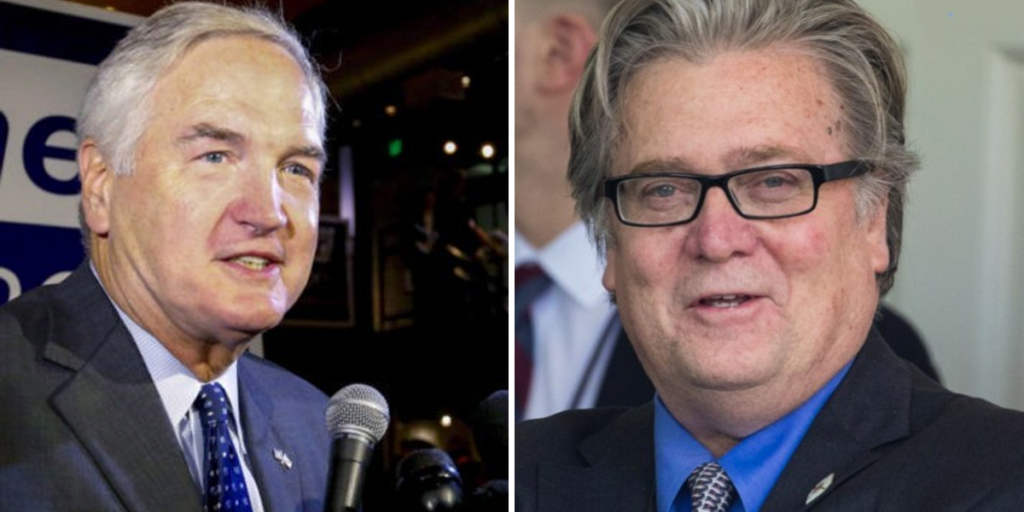 Luther Strange and Steve Bannon