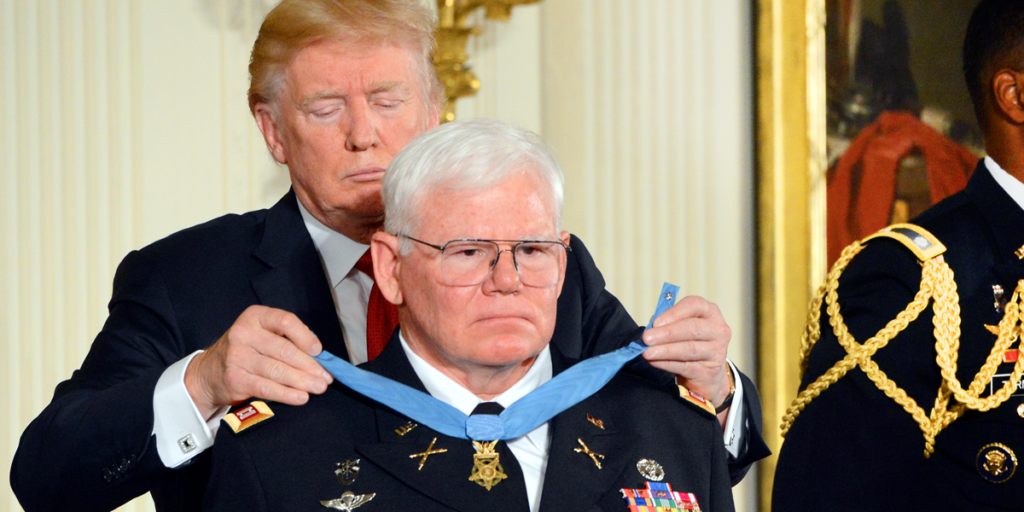 Gary Rose Medal of Honor_Trump