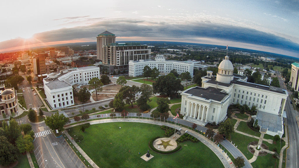 Montgomery Alabama cityscape