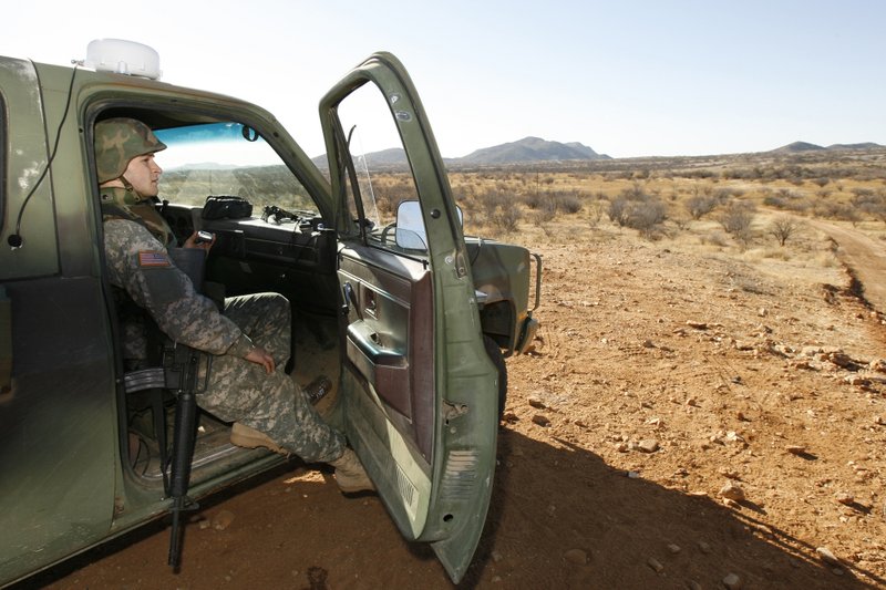 National guard border