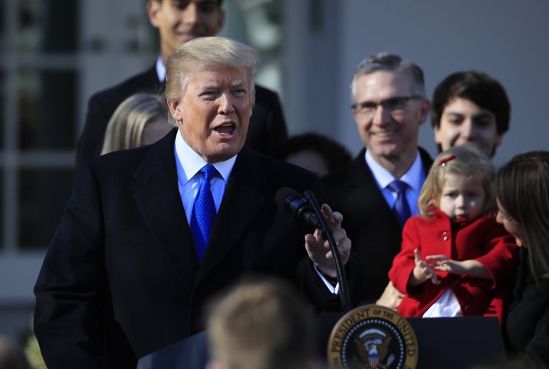 Donald Trump with kid