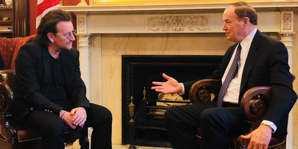 Richard Shelby and Bono